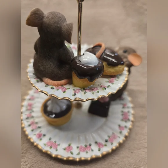 Charming Tails Calories Don't Count When You're With Friends figurine